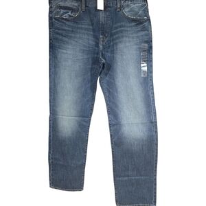 American Eagle Outfitters Men's Dark Blue Straight Jeans